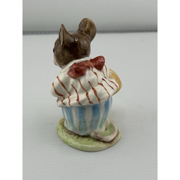 Vintage Beswick Beatrix Potter 1948 "Mrs Tittle Mouse" Porcelain Figurine RARE - Picture 6 of 10